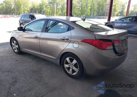 2012 Hyundai Elantra Gls/Limited z USA, uszkodzony, nr VIN 5NPDH4AE0CH092259